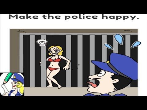 Video guide by Cbgaming: Draw Happy Police! Level 1-80 #drawhappypolice