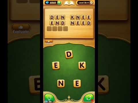 Video guide by ETPC EPIC TIME PASS CHANNEL: Bible Word Puzzle Chapter 26 - Level 4 #biblewordpuzzle