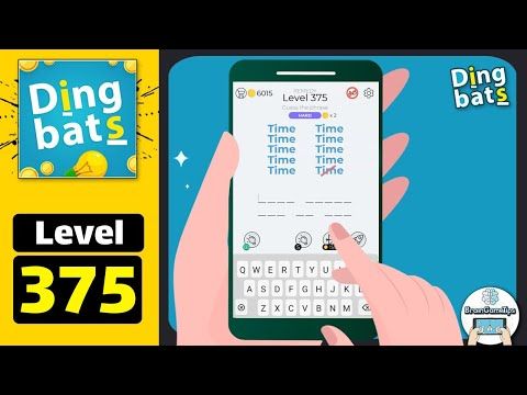 Video guide by BrainGameTips: Dingbats! Level 375 #dingbats