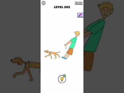 Video guide by Chaker Gamer: Draw a Line: Tricky Brain Test Level 202 #drawaline