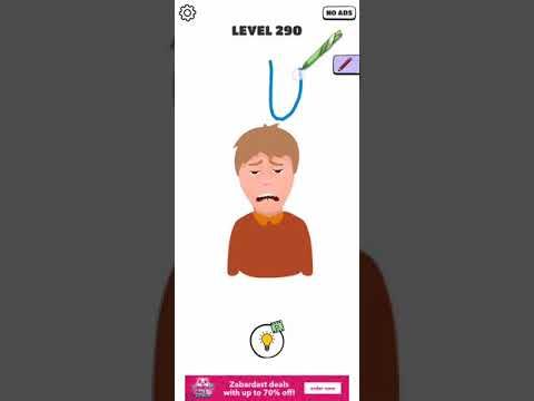Video guide by Chaker Gamer: Draw a Line: Tricky Brain Test Level 290 #drawaline