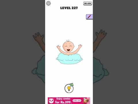 Video guide by Chaker Gamer: Draw a Line: Tricky Brain Test Level 227 #drawaline