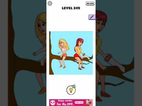 Video guide by Chaker Gamer: Draw a Line: Tricky Brain Test Level 249 #drawaline