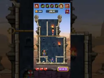 Video guide by Pluzif Mobile Gameplays: Pin Pull Level 90 #pinpull