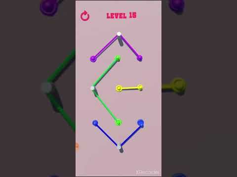 Video guide by Games solve_حل ألعاب الموبايل: Color Rope Level 10 #colorrope
