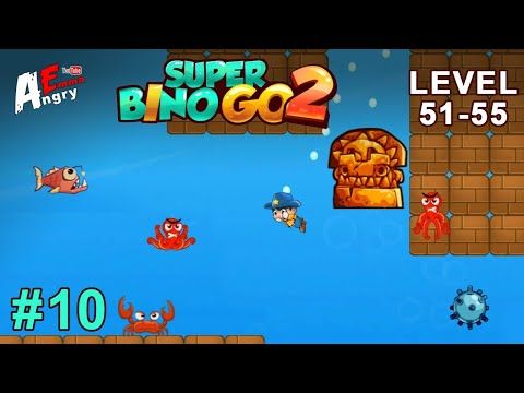Video guide by Angry Emma: Super Bino Go 2 Level 51-55 #superbinogo