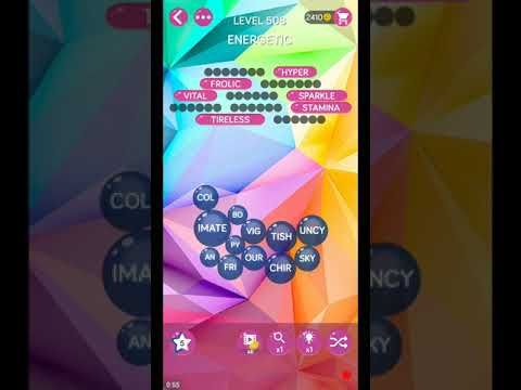 Video guide by ETPC EPIC TIME PASS CHANNEL: Word Pearls Level 508 #wordpearls