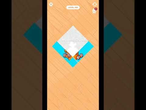 Video guide by Friends & Fun: Paper Fold Level 191 #paperfold