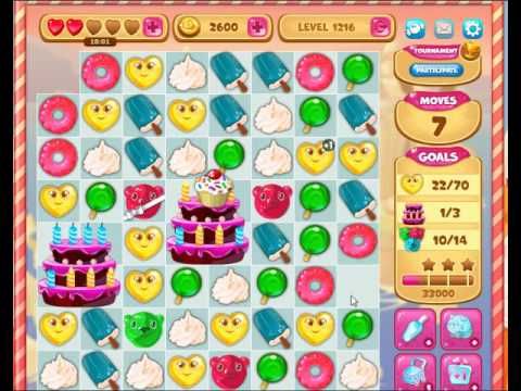 Video guide by Gamopolis: Candy Valley Level 1216 #candyvalley