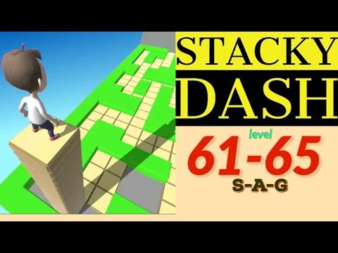Video guide by Super Andro Gaming: Stacky Dash Level 61 #stackydash