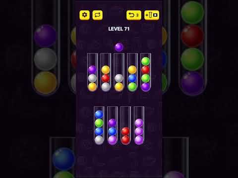 Video guide by Mobile games: Ball Sort Puzzle 2021 Level 71 #ballsortpuzzle