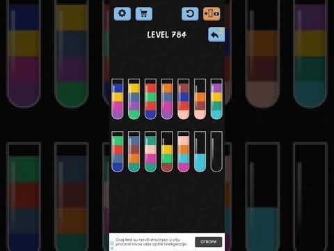 Video guide by ITA Gaming: Water Color Sort Level 784 #watercolorsort