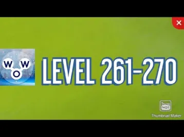 Video guide by ELDIE: Words of Wonder Level 261 #wordsofwonder