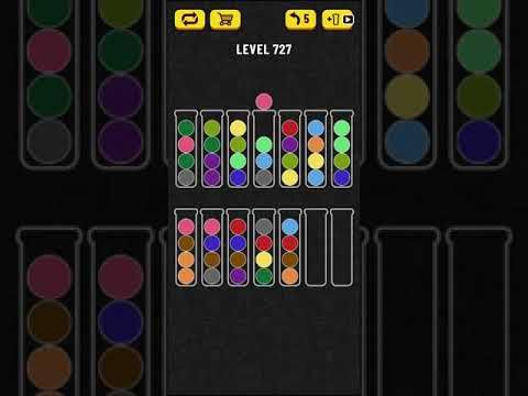 Video guide by Mobile games: Ball Sort Puzzle Level 727 #ballsortpuzzle