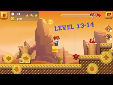 Video guide by Game On2704: Super Bino Go 2 Level 13-14 #superbinogo