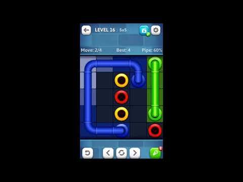 Video guide by Futzi's Game Palace: Line Puzzle: Pipe Art Level 16 #linepuzzlepipe