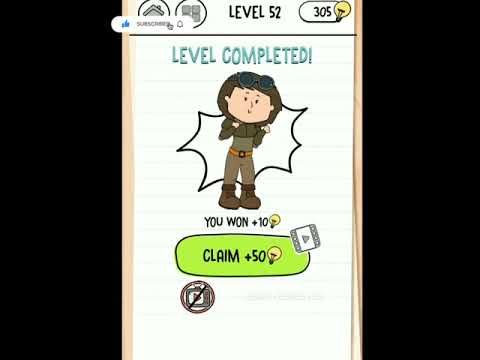 Video guide by Game solver joe: Brain Test 3: Tricky Quests Level 52 #braintest3