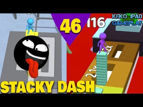 Video guide by KEKO IPAD GAMEPLAY: Stacky Dash Level 46 #stackydash