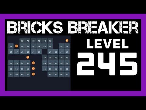 Video guide by Bricks N Balls: Bricks Breaker Puzzle Level 245 #bricksbreakerpuzzle