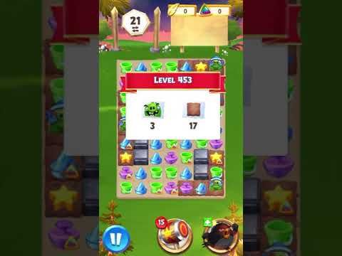 Video guide by icaros: Angry Birds Match Level 453 #angrybirdsmatch