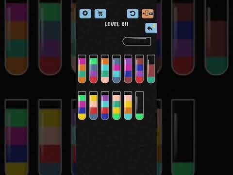 Video guide by HelpingHand: Color Sort! Level 611 #colorsort