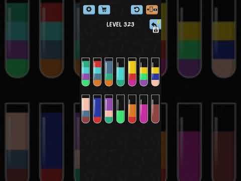 Video guide by Mobile Games: Water Color Sort Level 323 #watercolorsort