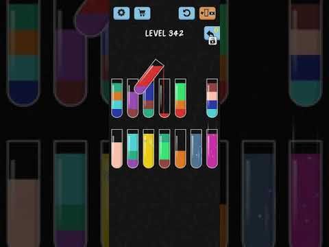Video guide by Mobile Games: Water Color Sort Level 342 #watercolorsort