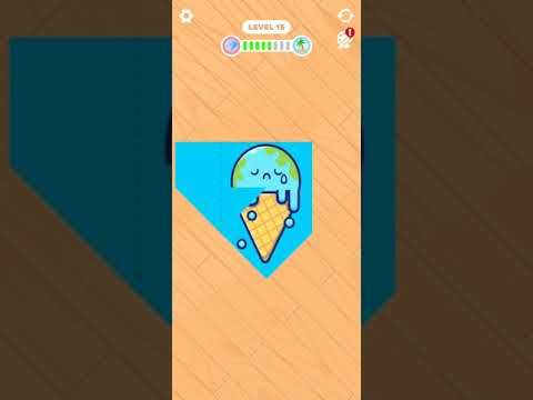 Video guide by Pluzif Mobile Gameplays: Fold! Level 15 #fold