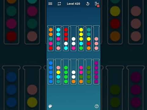 Video guide by GAMMA RAY: Ball Sort Puzzle Level 420 #ballsortpuzzle