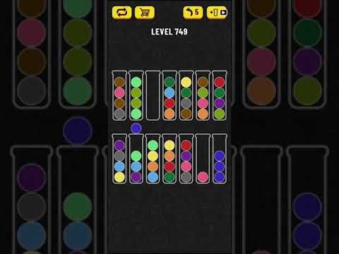 Video guide by Mobile games: Ball Sort Puzzle Level 749 #ballsortpuzzle