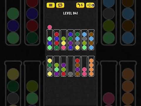 Video guide by Mobile games: Ball Sort Puzzle Level 941 #ballsortpuzzle