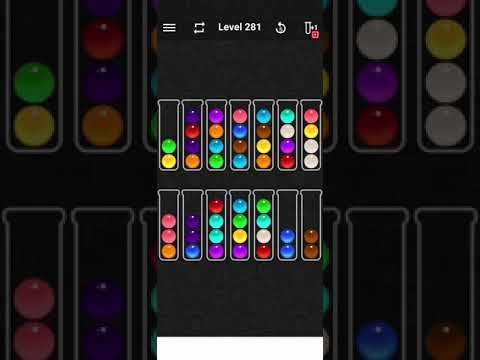 Video guide by HelpingHand: Ball Sort Color Water Puzzle Level 281 #ballsortcolor