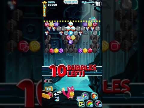Video guide by IOS Fun Games: Bubble Mania Level 1241 #bubblemania