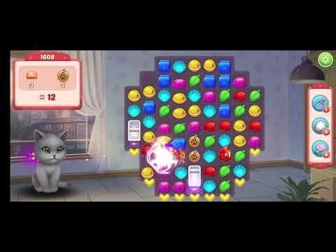 Video guide by Leo Mercury Games: Kitten Match Level 1608 #kittenmatch