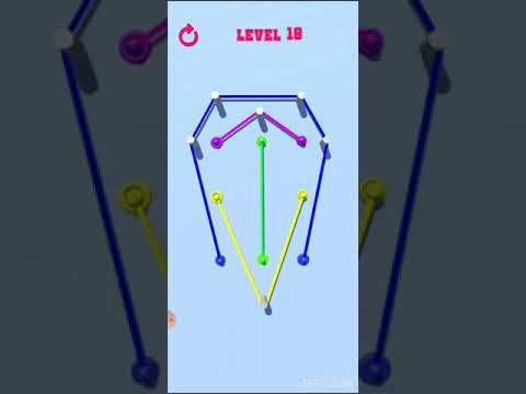 Video guide by Games solve_حل ألعاب الموبايل: Color Rope Level 17 #colorrope