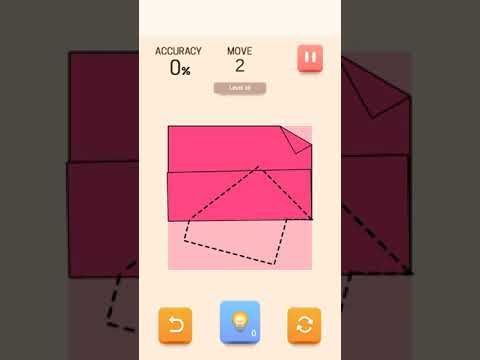 Video guide by Faraz Ali: Paper Folding Puzzle Level 16 #paperfoldingpuzzle