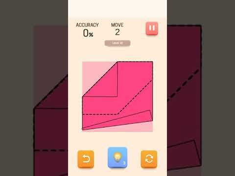 Video guide by Faraz Ali: Paper Folding Puzzle Level 10 #paperfoldingpuzzle