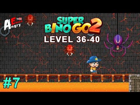 Video guide by Angry Emma: Super Bino Go 2 Level 36-40 #superbinogo