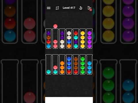 Video guide by Game Help: Ball Sort Color Water Puzzle Level 417 #ballsortcolor