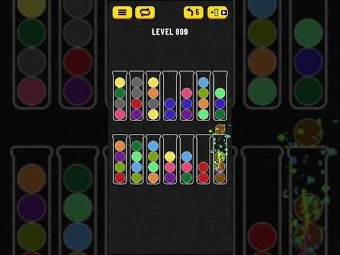Video guide by Mobile games: Ball Sort Puzzle Level 899 #ballsortpuzzle