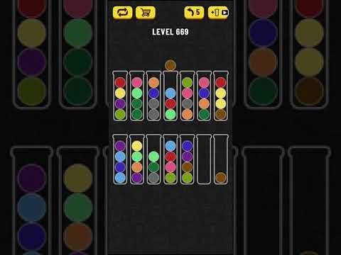 Video guide by Mobile games: Ball Sort Puzzle Level 669 #ballsortpuzzle