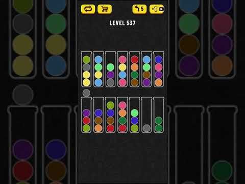 Video guide by Mobile games: Ball Sort Puzzle Level 537 #ballsortpuzzle