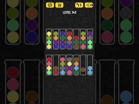 Video guide by Mobile games: Ball Sort Puzzle Level 143 #ballsortpuzzle