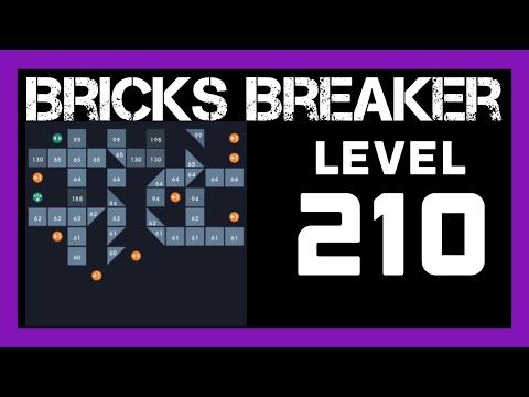Video guide by Bricks N Balls: Bricks Breaker Puzzle Level 210 #bricksbreakerpuzzle