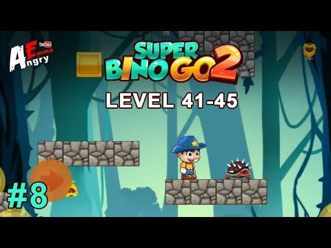 Video guide by Angry Emma: Super Bino Go 2 Level 41-45 #superbinogo