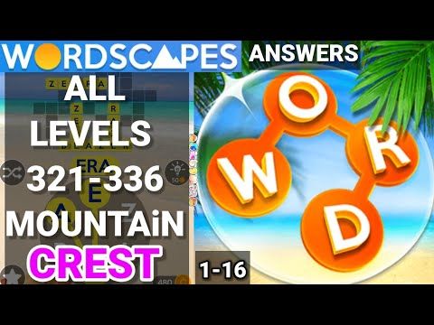 Video guide by FILGA: Wordscapes Level 321 #wordscapes