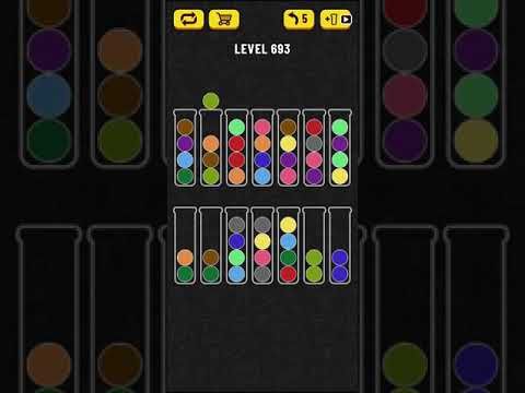 Video guide by Mobile games: Ball Sort Puzzle Level 693 #ballsortpuzzle