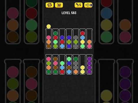 Video guide by Mobile games: Ball Sort Puzzle Level 593 #ballsortpuzzle