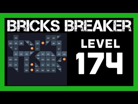 Video guide by Bricks N Balls: Bricks Breaker Puzzle Level 174 #bricksbreakerpuzzle