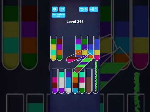 Video guide by Mobile Games 2: Sand Sort Puzzle Level 346 #sandsortpuzzle
